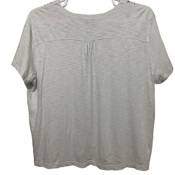 Orvis Embroidered Vintage Inspired Tee Sage Green Relax Boxy Cotton Modal SZ XL - Picture 4 of 15